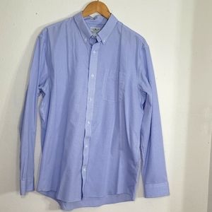 L.L.Bean button down shirt blue large